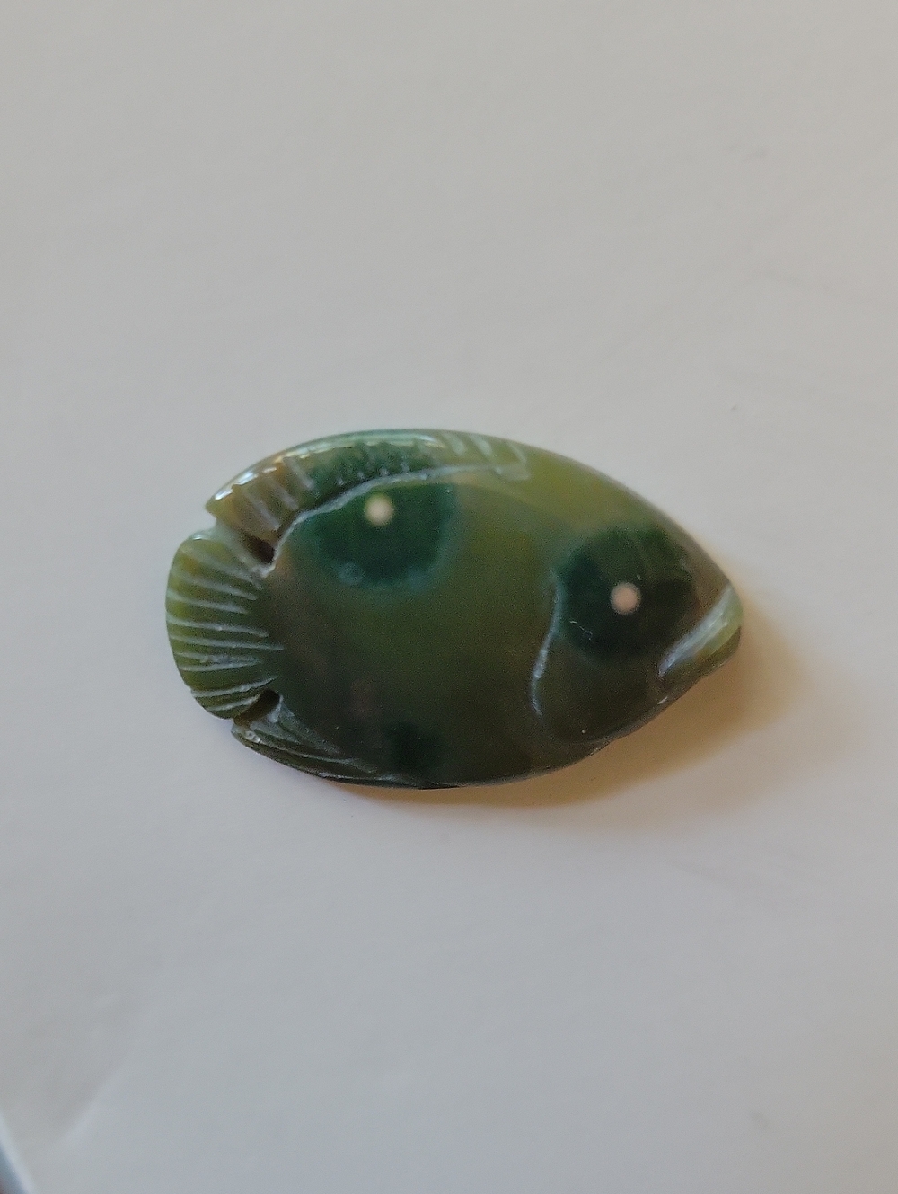 Ocean Jasper carved fish cabochon
